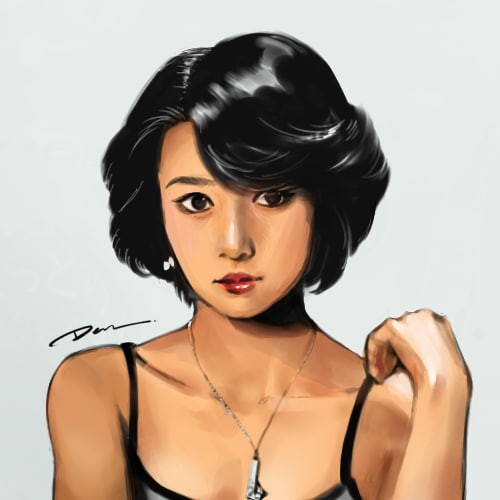 パッと目を惹く♪お洒落な似顔絵アイコンを描きます あなただけの特別な一枚を。SNSアイコン、プレゼントなどに◎ イメージ10