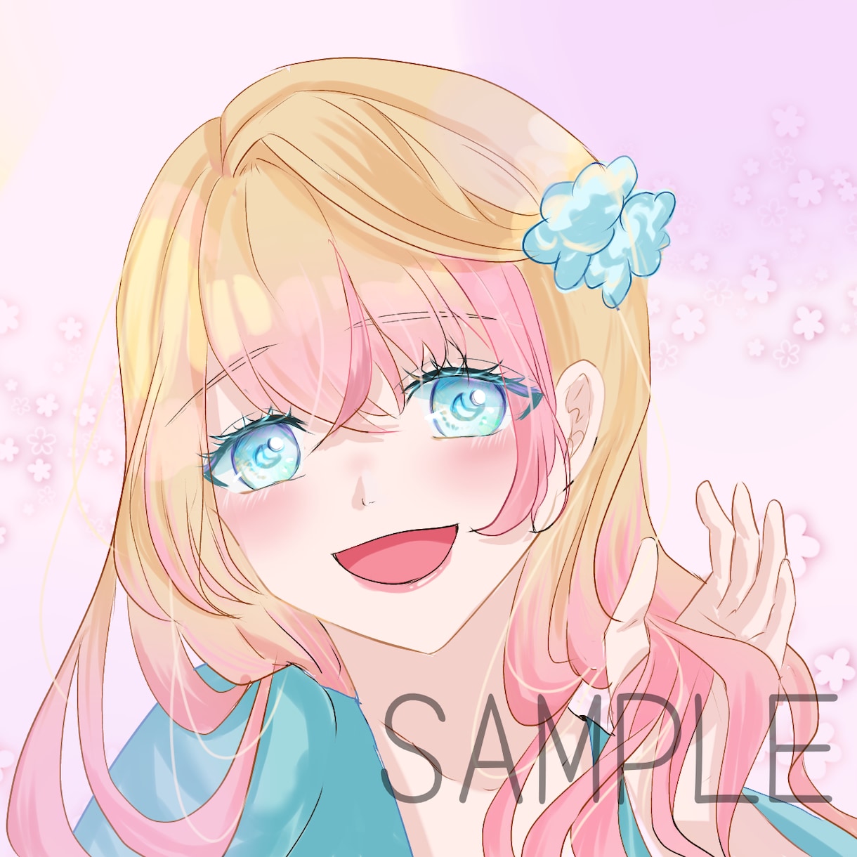 かわいい女の子のアイコン描きます！ます あざとかわいい女の子のイラスト描きます！ イメージ4