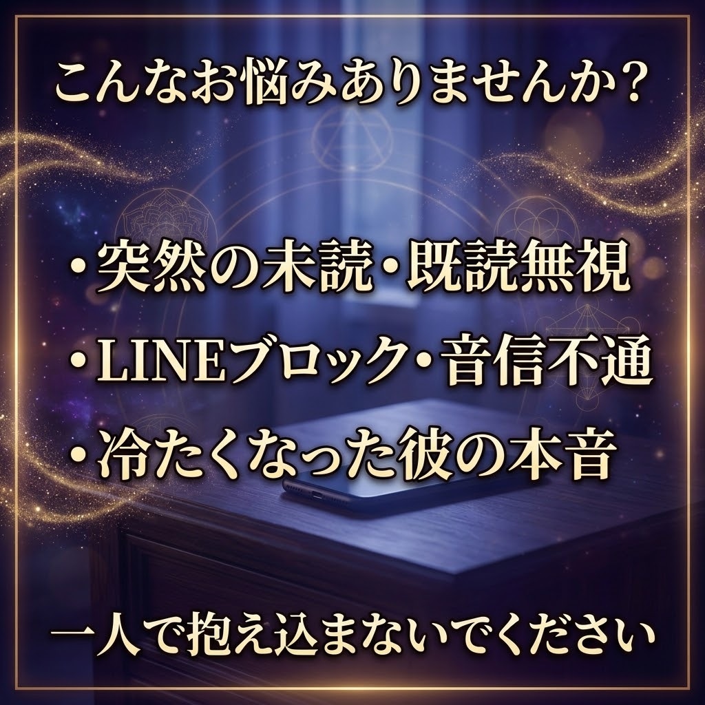 音信不通の彼へ届く◆潜在意識の秘儀を伝授します なぜ彼は冷たくなった？男心と潜在意識で連絡を引き寄せます イメージ2