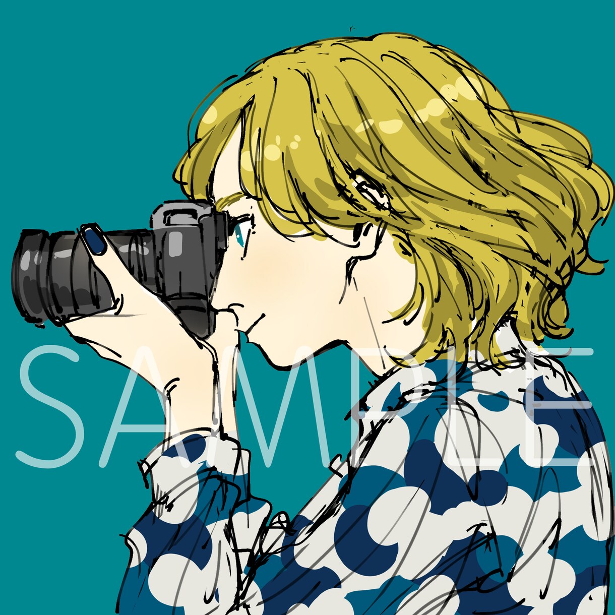 シンプル・かっこかわいいアイコン描きます あなただけのアイコン制作します！ イメージ5