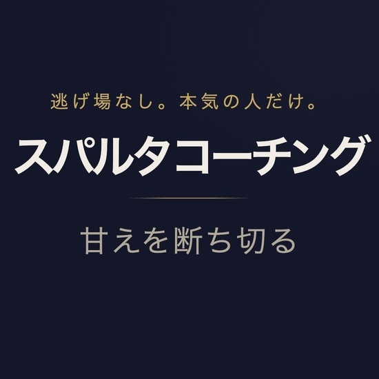 スパルタのコーチングを行います コーチングを受けても変わりたいのになかなか変われない方へ イメージ1