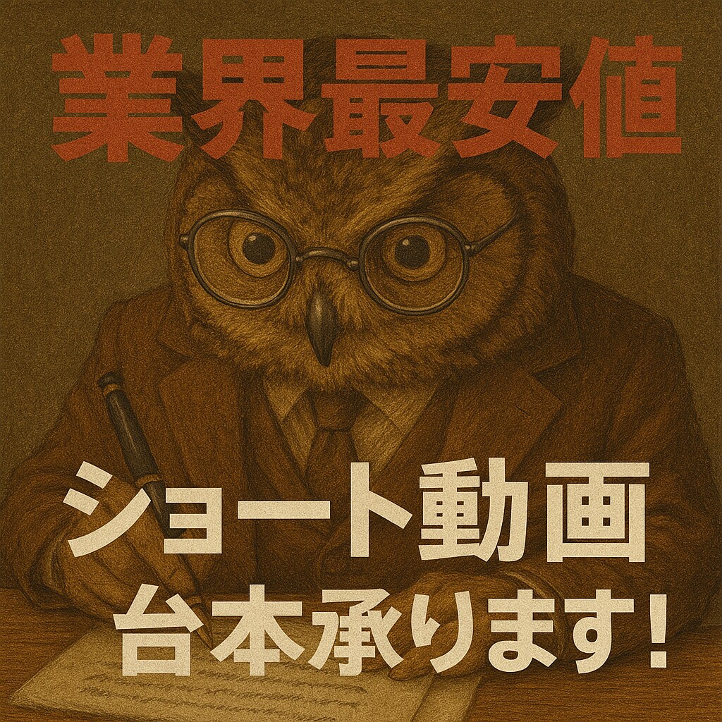 ショート動画台本を格安で請け負います マニュアルに沿って台本を作成させていただきます イメージ1