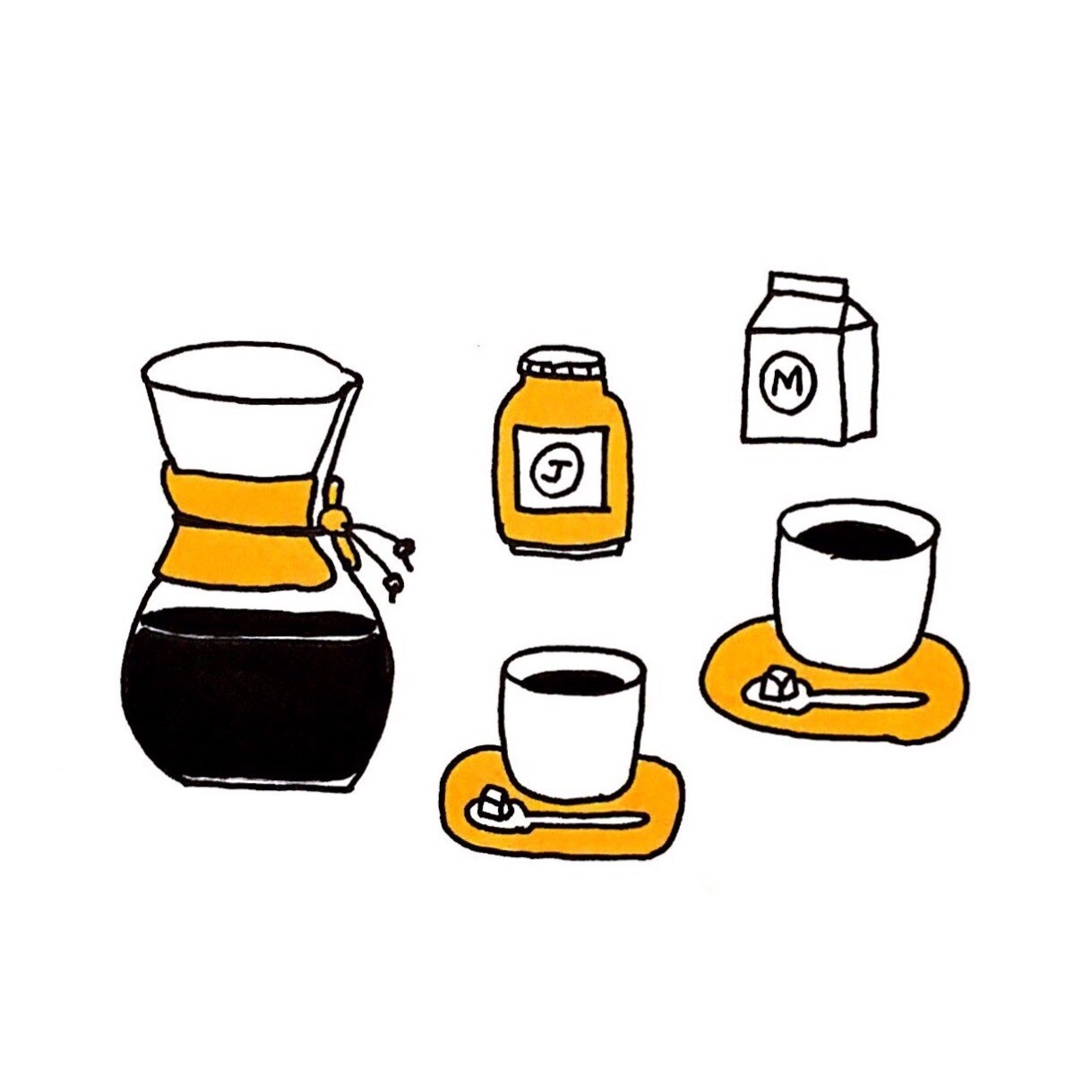 雑貨イラスト　シンプルでオシャレに描きます シンプルでオシャレ　迅速に対応します イメージ7
