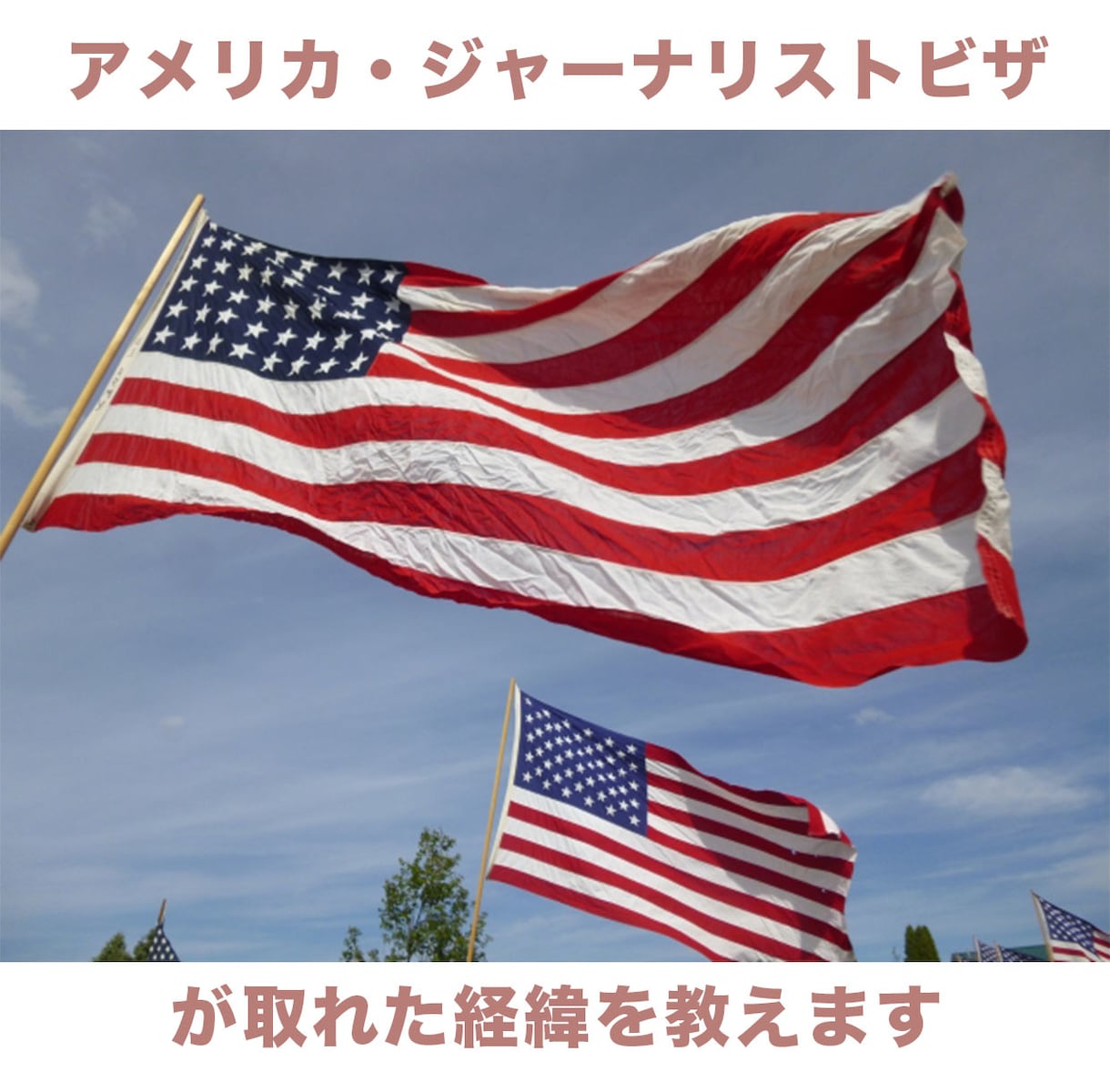 アメリカのジャーナリストビザが取れた経緯を教えます 謎が多いIビザ…どうやってとれたのかを教えます イメージ1