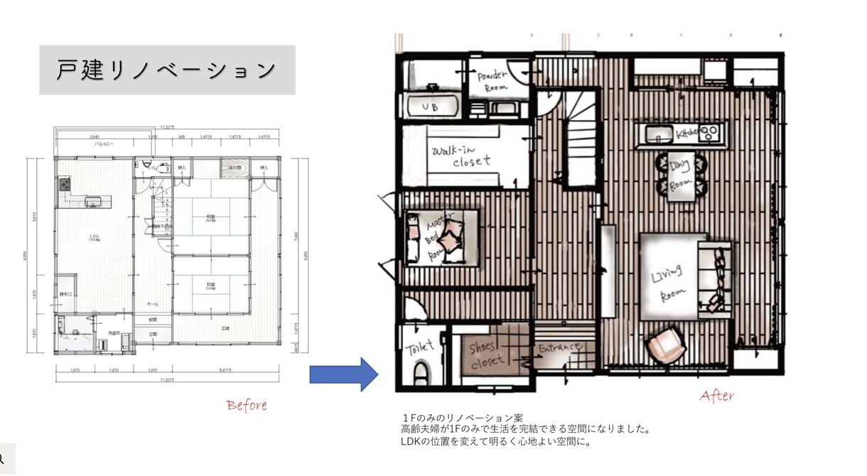 夢のお家！新築からリフォームまでご提案します 素敵なお家に大変身！分かりやすくプレゼンテーションいたします イメージ2