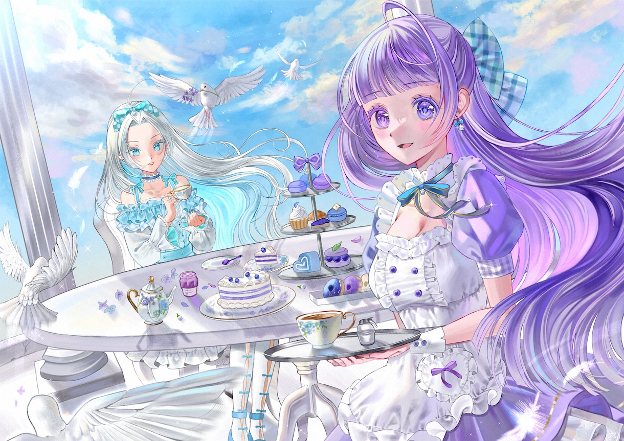 先着5枠限定価格 YouTubeサムネなど描きます 透明感ある美麗イラストならお任せ下さい！ イメージ4