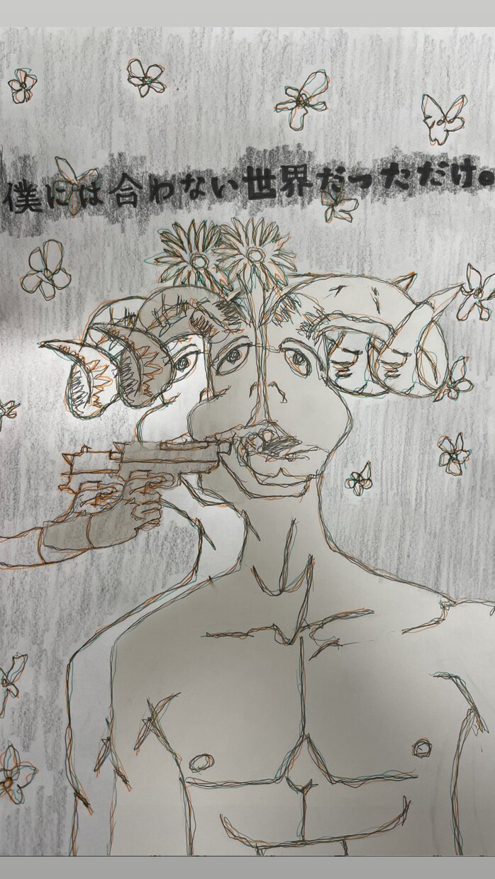 感情を表す絵を描きます 感情や音楽をもとにした抽象画を描きます イメージ4