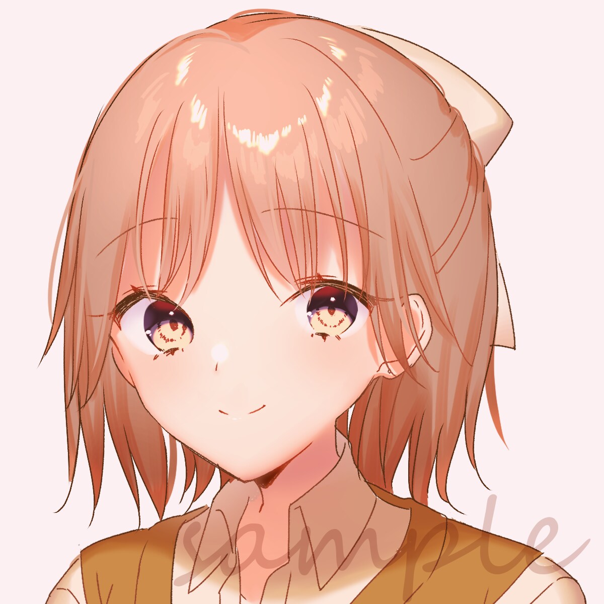 最短当日！かわいい女の子アイコンお描きします 自分だけのSNSアイコンを。すぐに制作に取り掛かります！ イメージ3