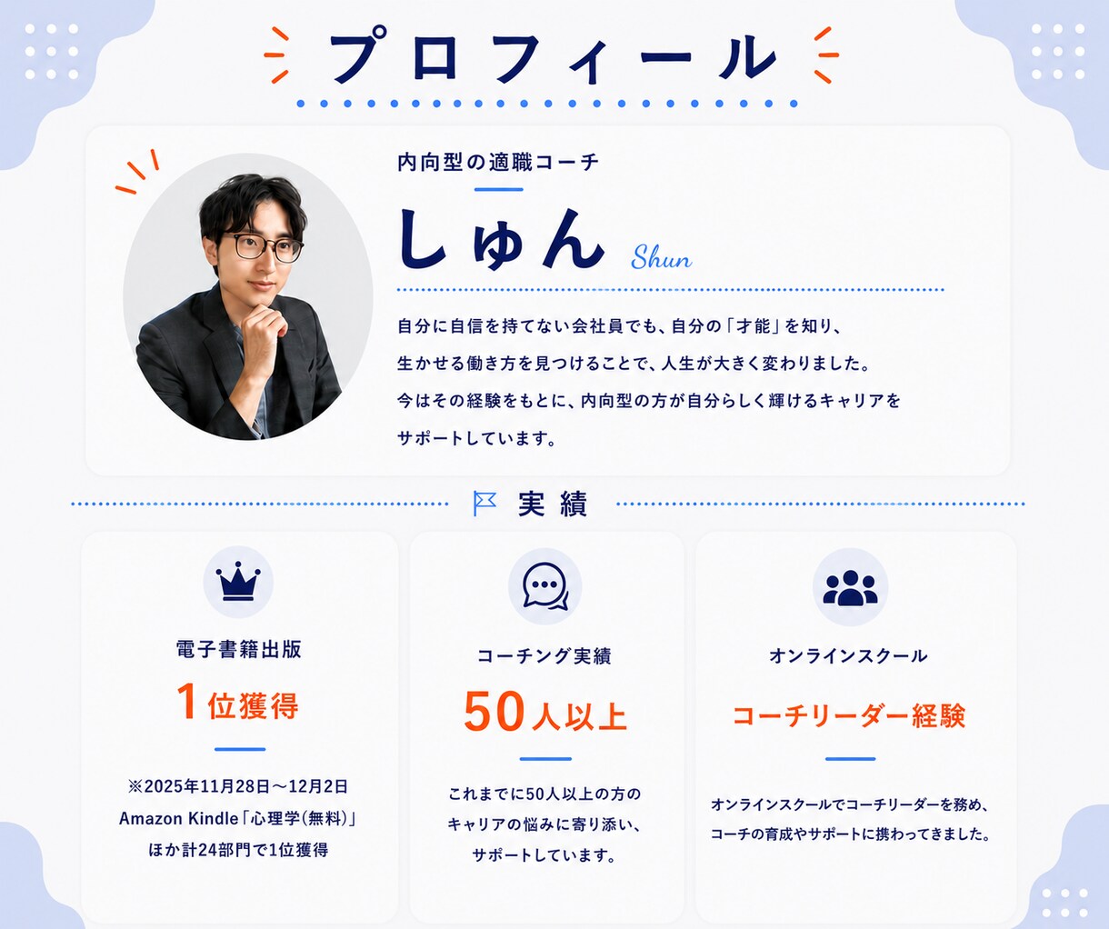 内向型さんのあらゆる「仕事」の悩みに伴走します 人間関係・転職・退職など幅広い悩みに寄り添います イメージ4