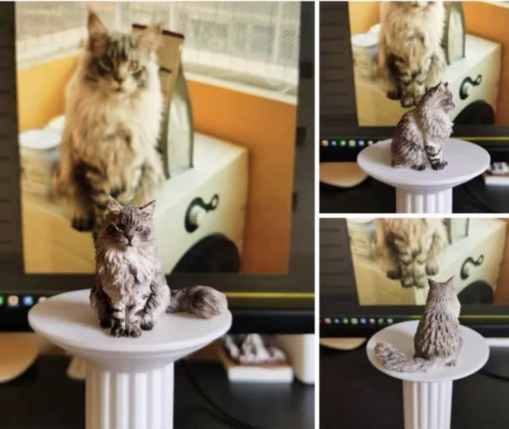 愛犬愛猫のオーダーメイド3Dフィギュアを制作します 写真から息づくような立体へ　驚きのコスパでの至高のメモリアル イメージ4