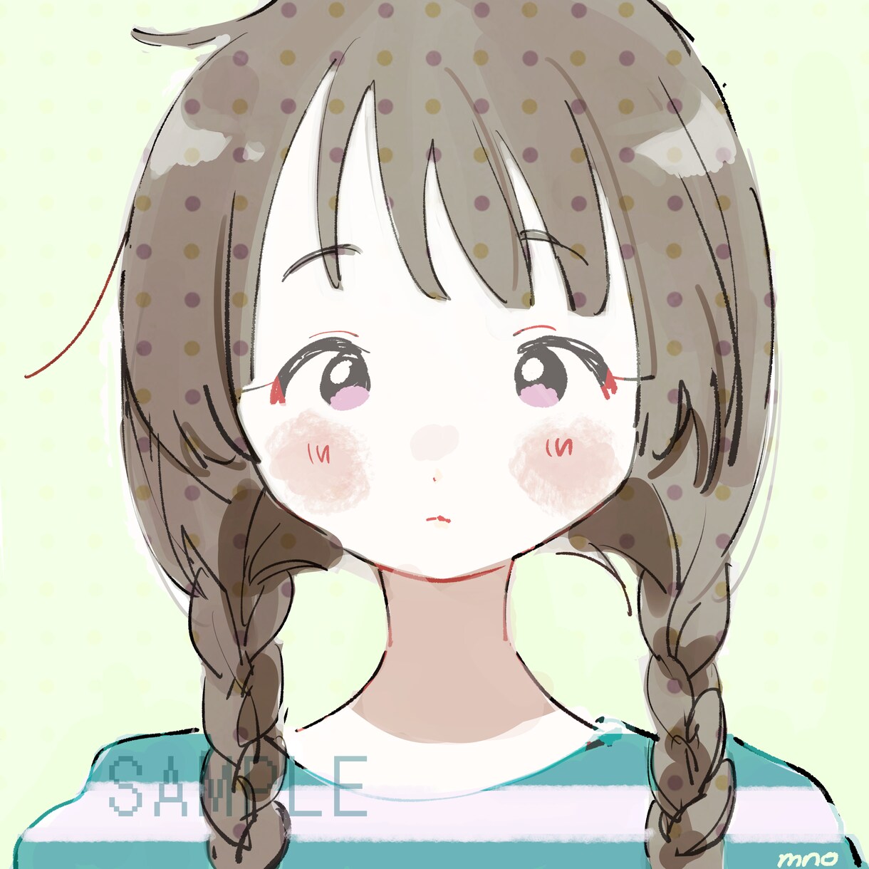 アイコン描きます ゆるふわかわいい系アイコン描きます イメージ2