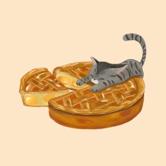 商用利用ok！絵本のような動物、スイーツ描きます ぴでがふんわりとした雰囲気のイラスト描きます！ イメージ5