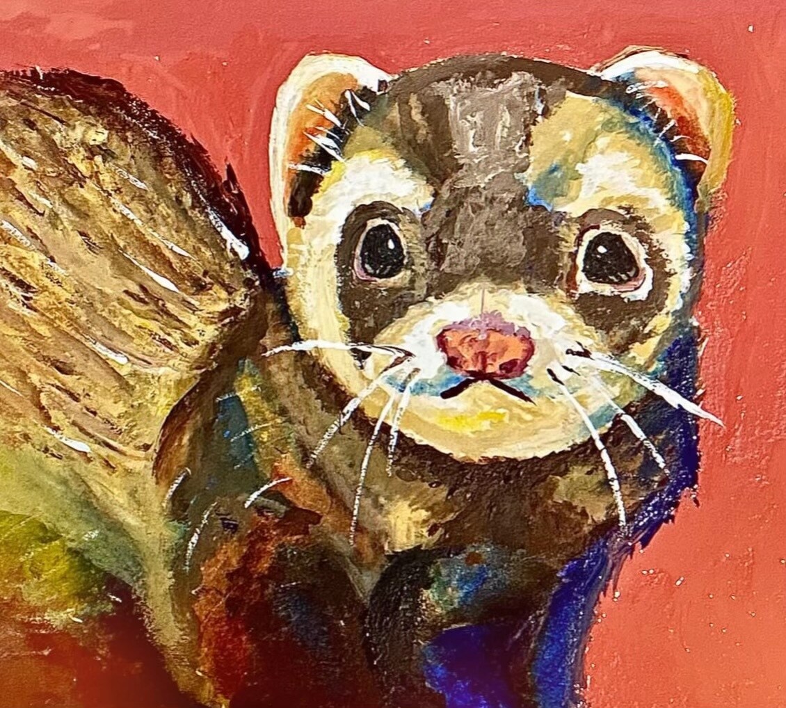 ペットのお写真をもとに手描きアートを制作いたします 大切なご家族を心を込めて描かせていただきます。 イメージ4
