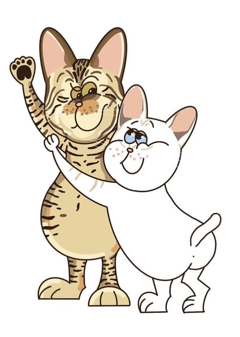 愛猫ちゃんの似顔絵描きます 飼っている猫ちゃんをポップに仕上げます！ イメージ2