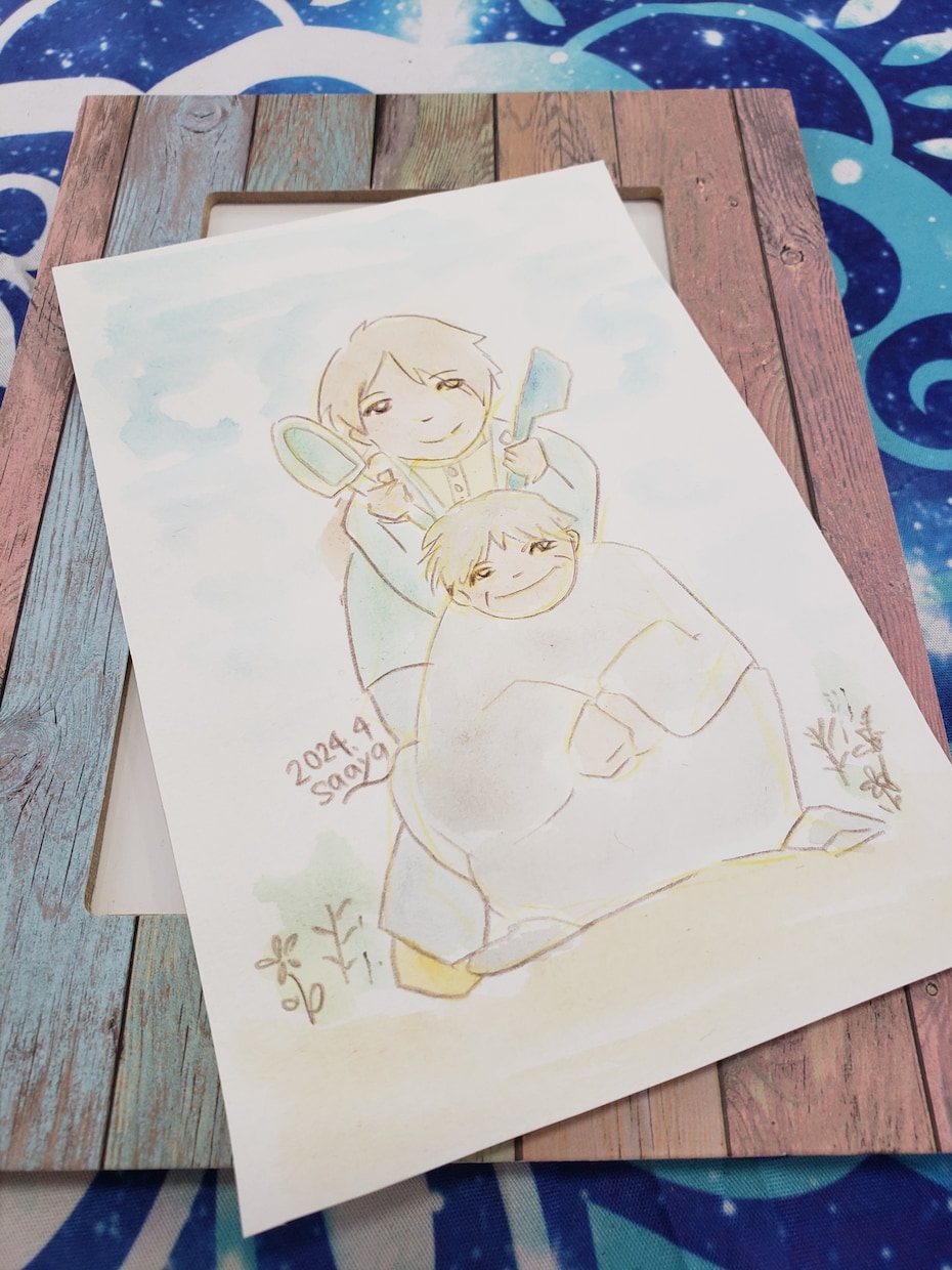 ガーディアンアート♪あなたを見守る守護存在描きます そっと寄りそう守護さんを感じるひととき イメージ9