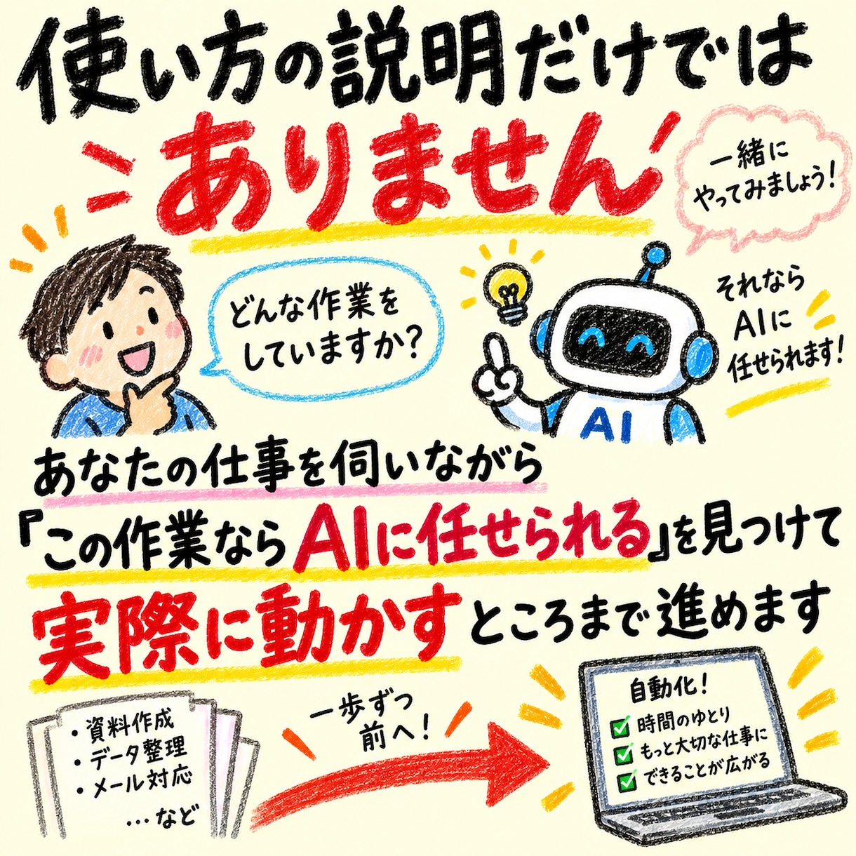 初心者向けAIエージェント活用を教えます AIがファイルを読み書きし作業まで進める環境へ イメージ5