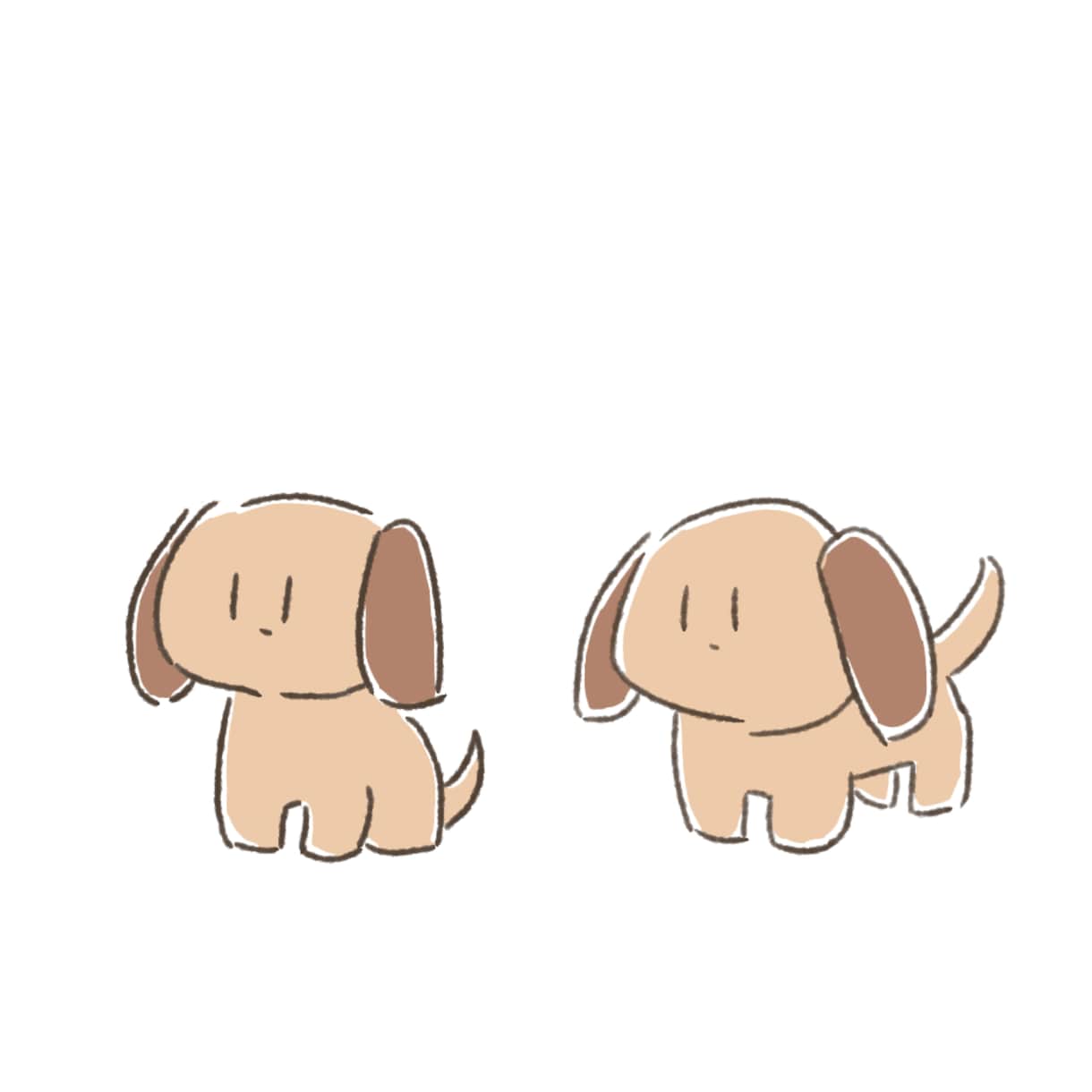 ゆるふわなミニキャライラストお描きします 哀愁漂うどうぶつをお描きします イメージ2