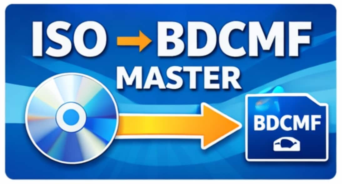 BDCMFマスターを変換・作成します Blu-rayオーサリングデータをプレス用マスターに変換 イメージ1