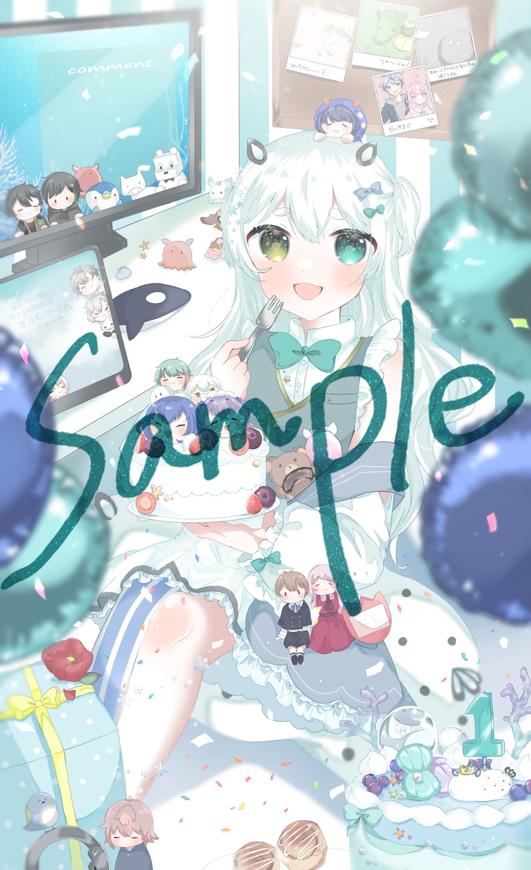 アイコンや一枚絵、サムネイラスト描きます 細かく相談◎商用利用可能、とにかく相談だけでも可能 イメージ2