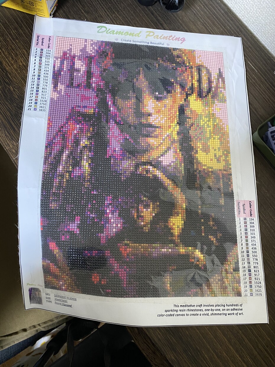 ダイヤモンドアート制作代行致します 時間が無い方、お子様・ペットがいる方、完成品が欲しい方！ イメージ8