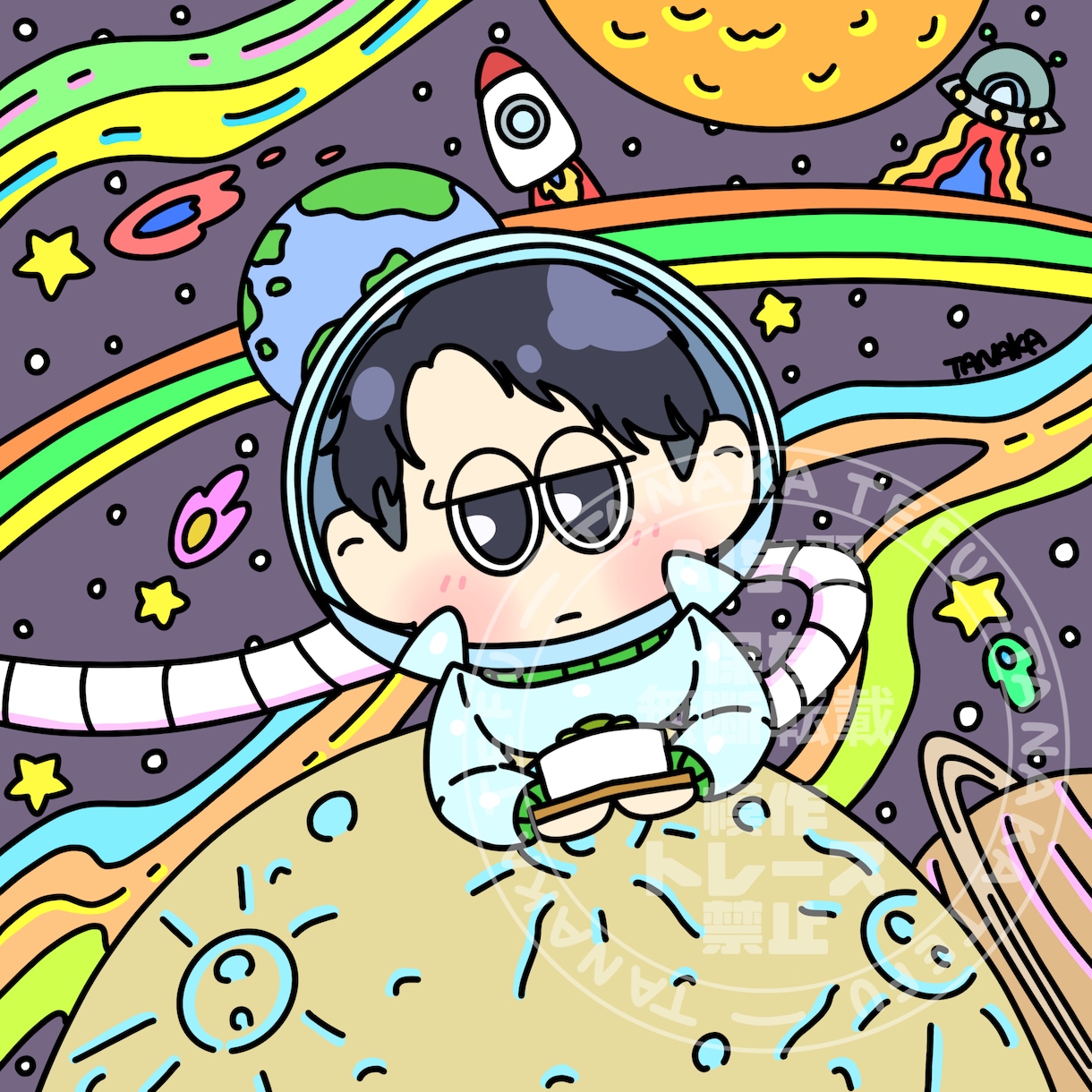 キャッチーで目を引くイラストを描きます 商用/二次◎SNSアイコン.似顔絵.ジャケットなど！！ イメージ8