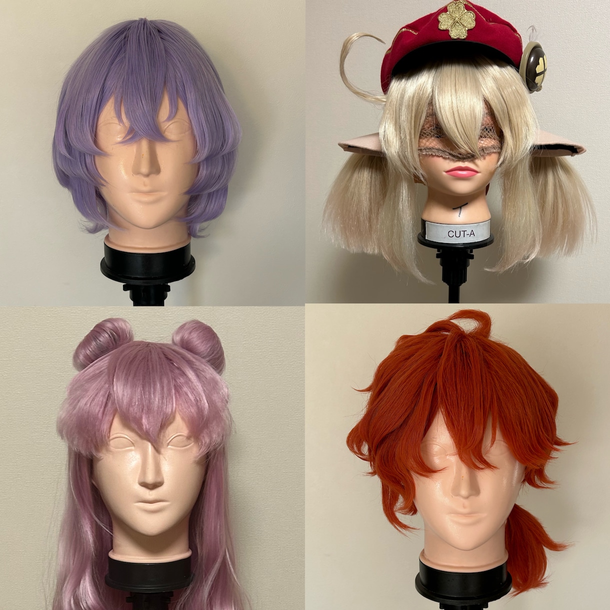 あなたに寄り添うコスプレウィッグ製作をいたします お気軽にご相談下さい双方満足の出来るお取引を目指しております イメージ4