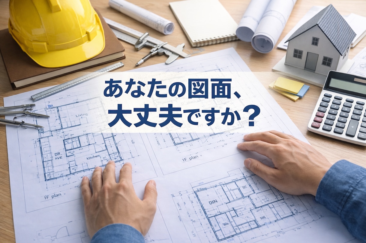 新築の方へ！図面を第三者目線でチェックします 大切なマイホームに向けて、図面の不安・後悔を無くします！ イメージ1