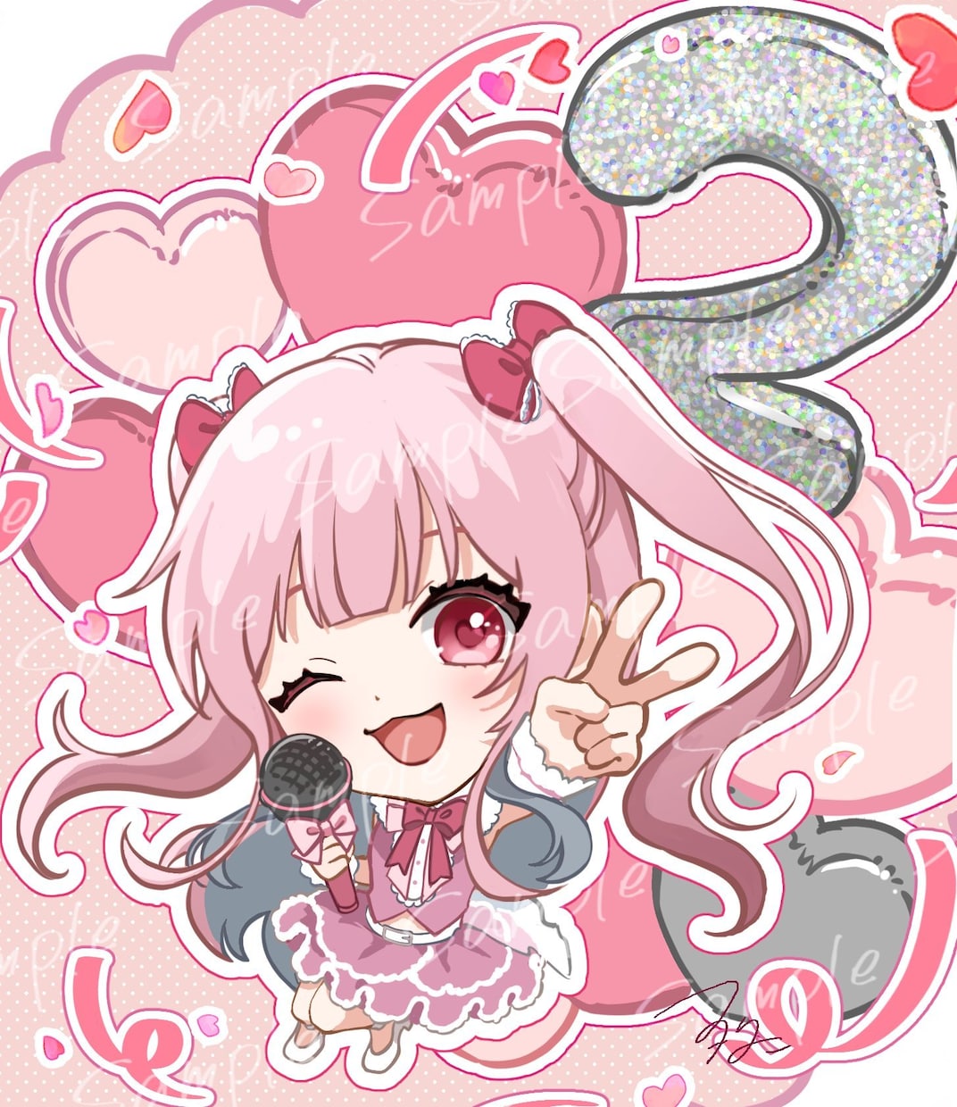 SDイラスト・ミニキャライラスト描きます 個性を残しながら2~3等身に、可愛くぎゅぎゅっと縮めます！ イメージ3
