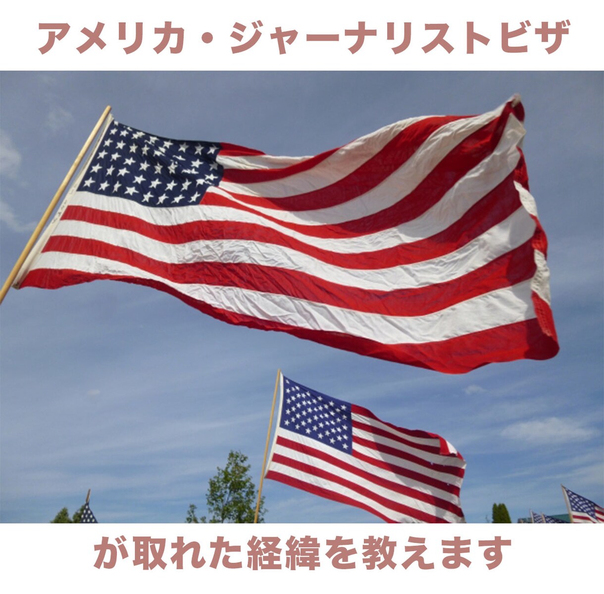 アメリカのジャーナリストビザが取れた経緯を教えます 謎が多いIビザ…どうやってとれたのかを教えます イメージ1