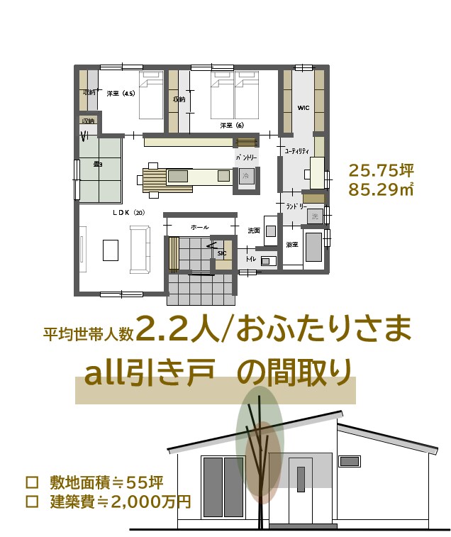 注文住宅の間取り＆空間デザイン（op）を提案します 住んでから後悔したくない間取りを描きます。（修正は5回迄可） イメージ3
