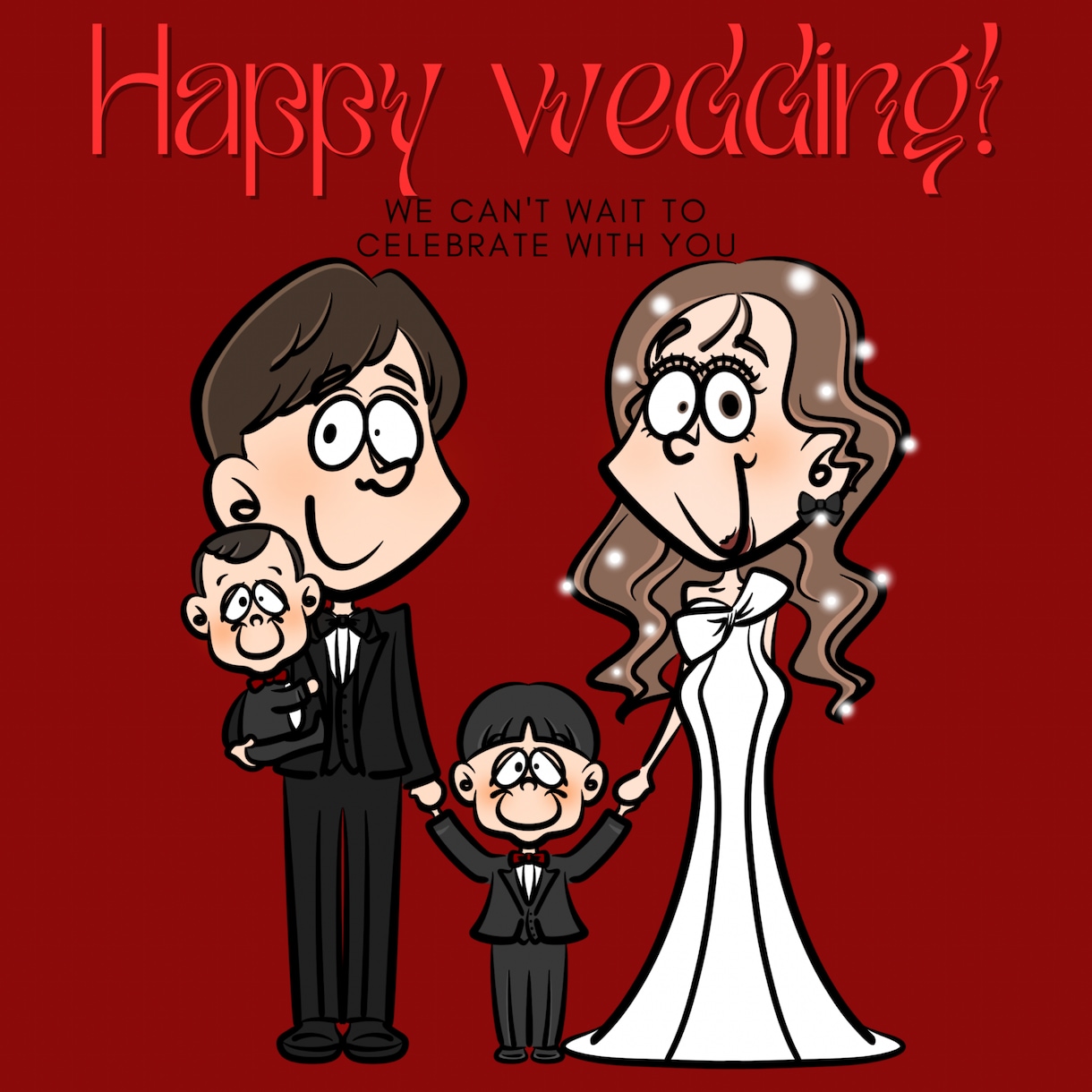 ウェルカムボード描きます 結婚式に華が咲くポップタッチのイラスト イメージ3
