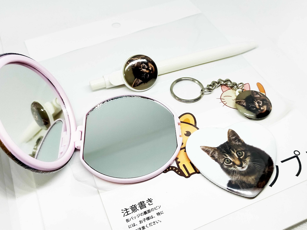 ペットの写真画像を缶バッジにします スマホで撮影した画像を缶バッジに加工します。 イメージ4