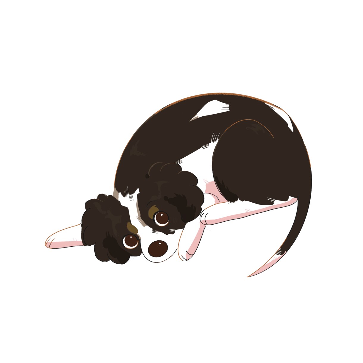 最短5日！格安！可愛らしい愛犬、愛猫などを描きます うちの子の個性をイラストに反映させたい方にオススメ☆ イメージ3