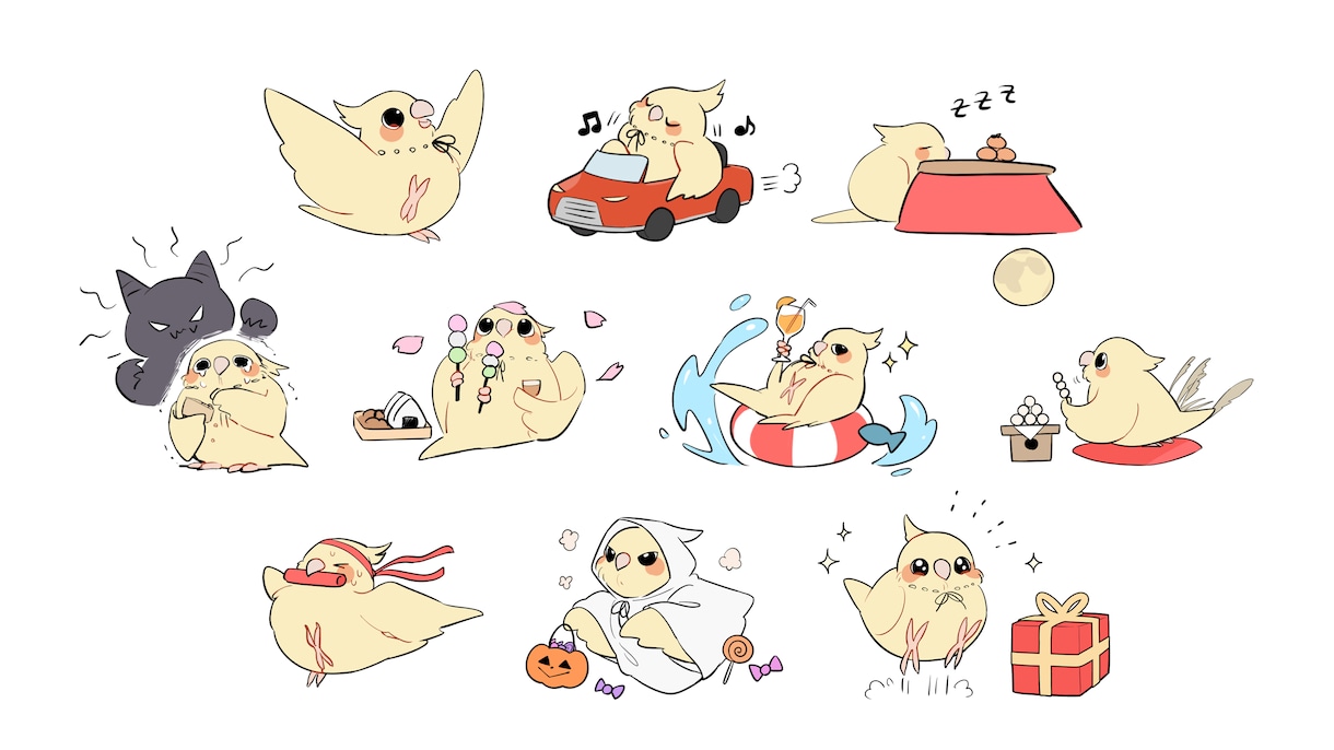 商用利用・即納可！可愛いデフォルメキャラを描きます SDイラスト・ちびキャラの絵が欲しい方へ イメージ2