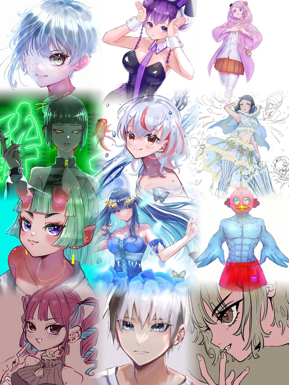 イラスト制作致します 様々な用途に合わせ、様々な絵柄でどんなイラストでも描きます！ イメージ7