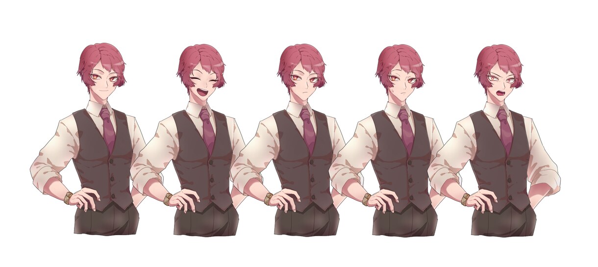 お好みのキャラクターイラスト描きます 【ゲーム・小説・TRPGの立ち絵・SNSアイコンなど】 イメージ5