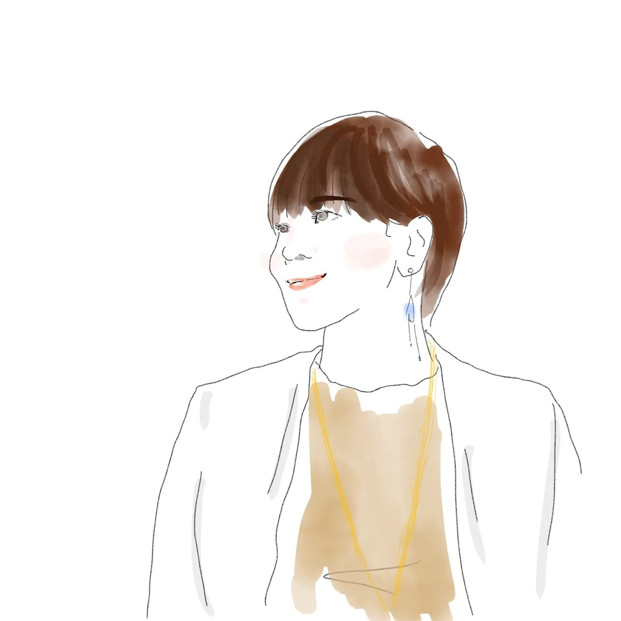 柔らかく雰囲気を伝える似顔絵を描きます 父の日、母の日、誕生日などのプレゼントにも イメージ1