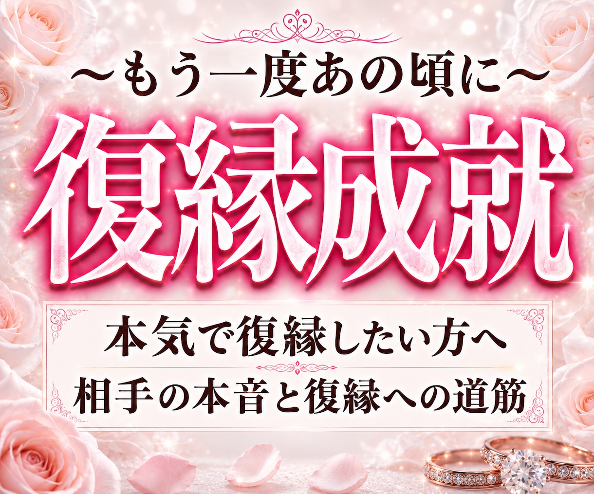 復縁占い｜復縁の可能性と時期・元彼の本音を視ます 音信不通・ブロック中でも、本音とご縁を視て復縁成就へ導きます イメージ9