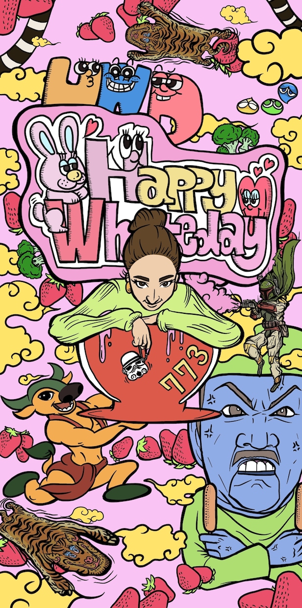 ウェルカムボード 似顔絵 イラストを作成します 結婚式や記念日用にオリジナルイラストを作成プレゼントにも！ イメージ5