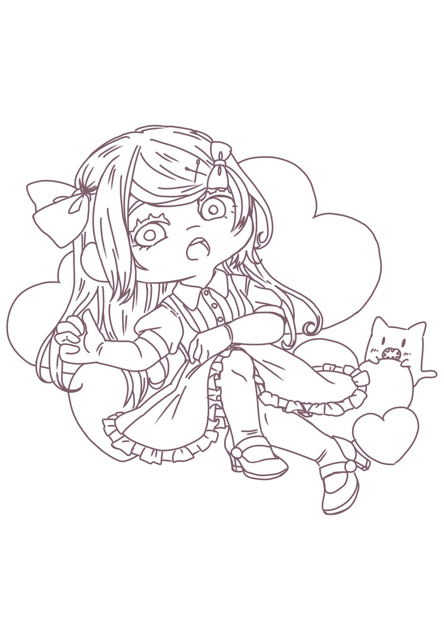 最短即日！可愛いデフォルメ立ち絵描きます TRPGや動画、アイコンなどに使える立ち絵を描きます イメージ2