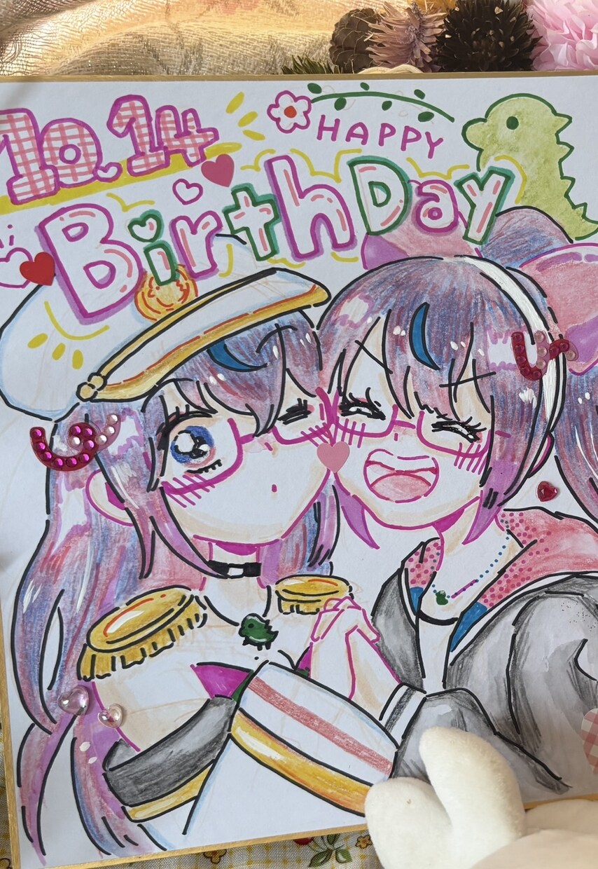 見た瞬間、笑顔になる！似顔絵描きます 世界に一つだけの笑顔を色紙イラストに！ イメージ3