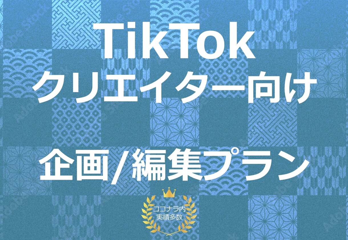本格TikTokアカウント運用1ヶ月行います 【個人クリエイター向け】バズる! TikTok運用 イメージ1