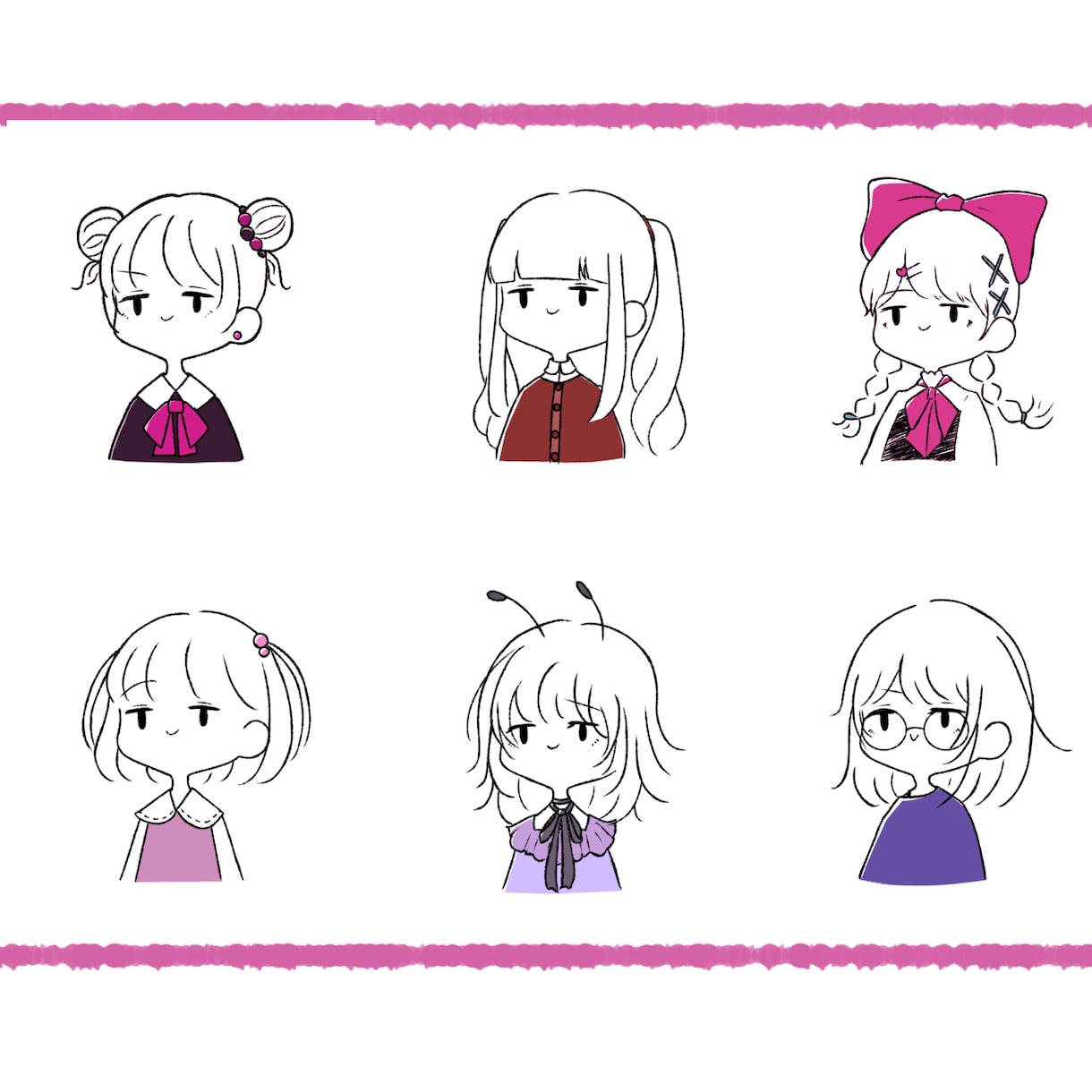 ラフでゆるめな人物イラスト描きます SNSでのアイコンにぴったりです！ イメージ2