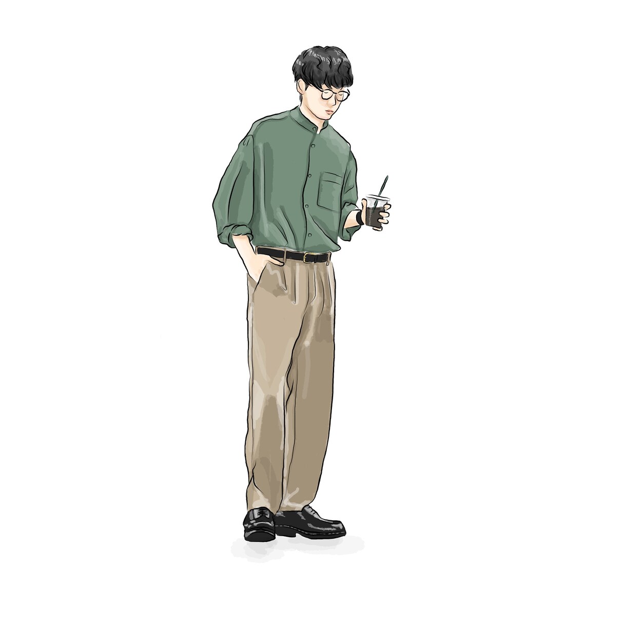 元アパレルデザイナーがお洒落なイラスト描きます インスタ、アイコン、挿絵用、イメージをイラストに致します。 イメージ6