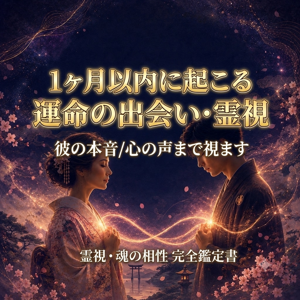 運命の人◆愛される結婚相手の特徴と時期を視ます 出会いがない｜ツインレイと出会える可能性を深く視ます イメージ1