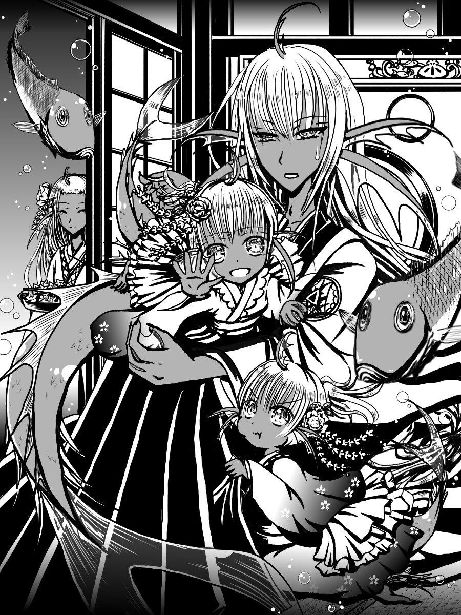 感想文付き☆挿絵に使えそうなモノクロ感想画かきます 小説の創作意欲がほしい方にエールを贈ります♪ イメージ3