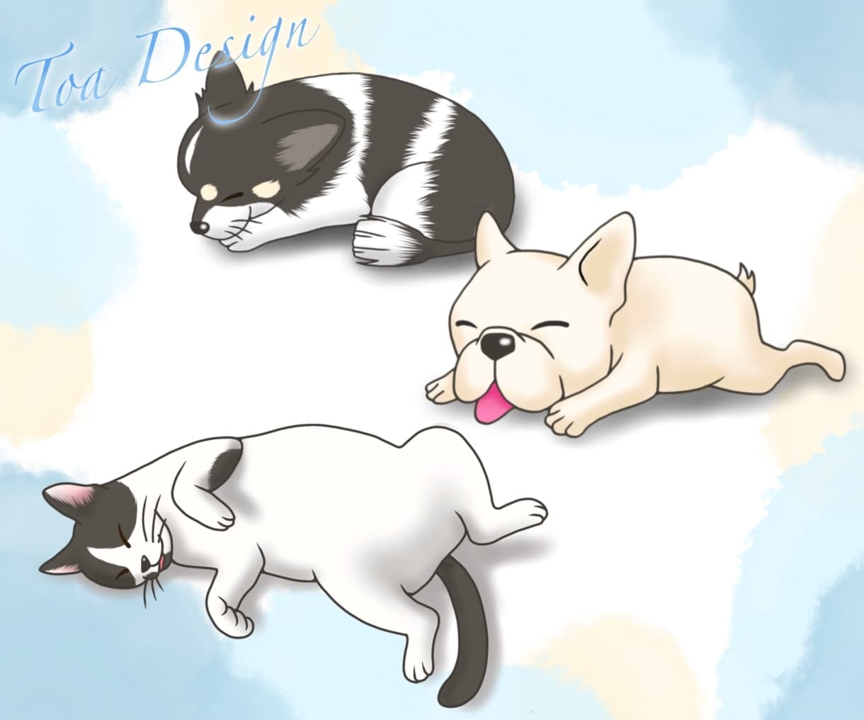 リアルなペットさんのアイコンイラストをお描きします リアル以外のテイストもご相談いただければ対応可能です イメージ8