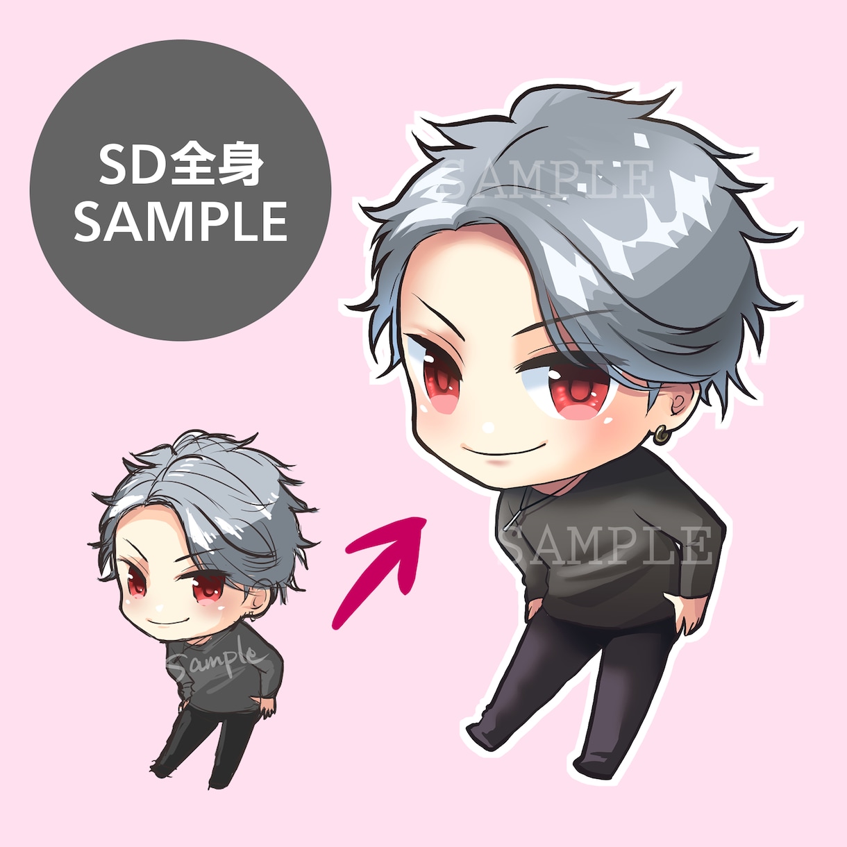 IRIAM立ち絵（ver1）やサムネ1枚絵描きます 畑は違いますが本業デザイナーが心を込めて描きます。 イメージ6