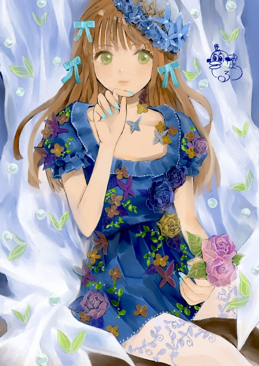 お見積り◎個性的な歌ってみた動画等サムネ描きます アンニュイ、清楚、躍動感、悲壮感など唯一無二の男女が得意です イメージ2