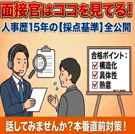 東証プライムGr元採用責任者が模擬面接します 人事歴15年の採用経験に基づく解説・回答例レポート付き イメージ10